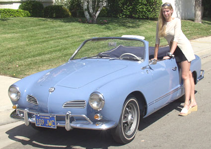 A rare'62 Karmann Ghia Convertible with Saxomat