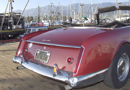 Facel Vega Paris proclaim cloisonn emblems on dog dish hub caps 