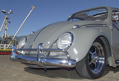 A 1963 Old School Volkswagen Ragtop Beetle