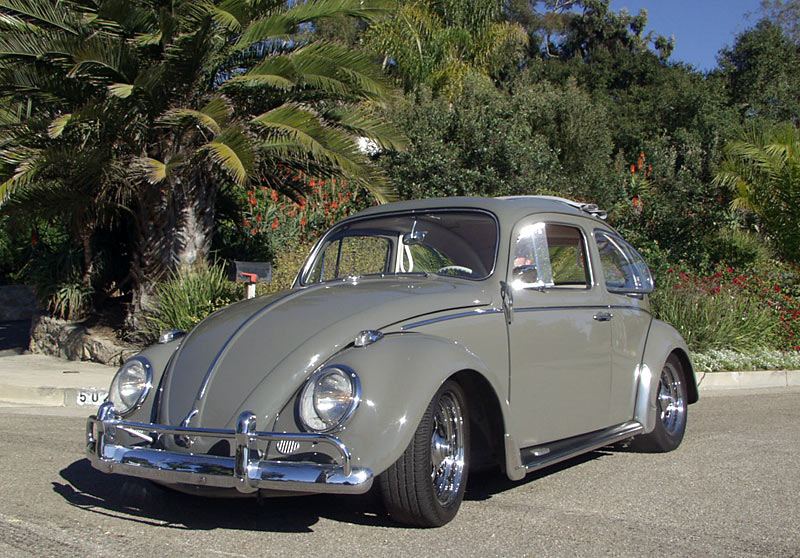 A 1963 Old School Volkswagen Ragtop Beetle