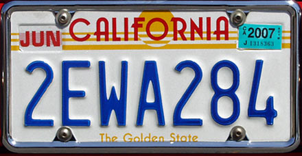 Number Plate Icon